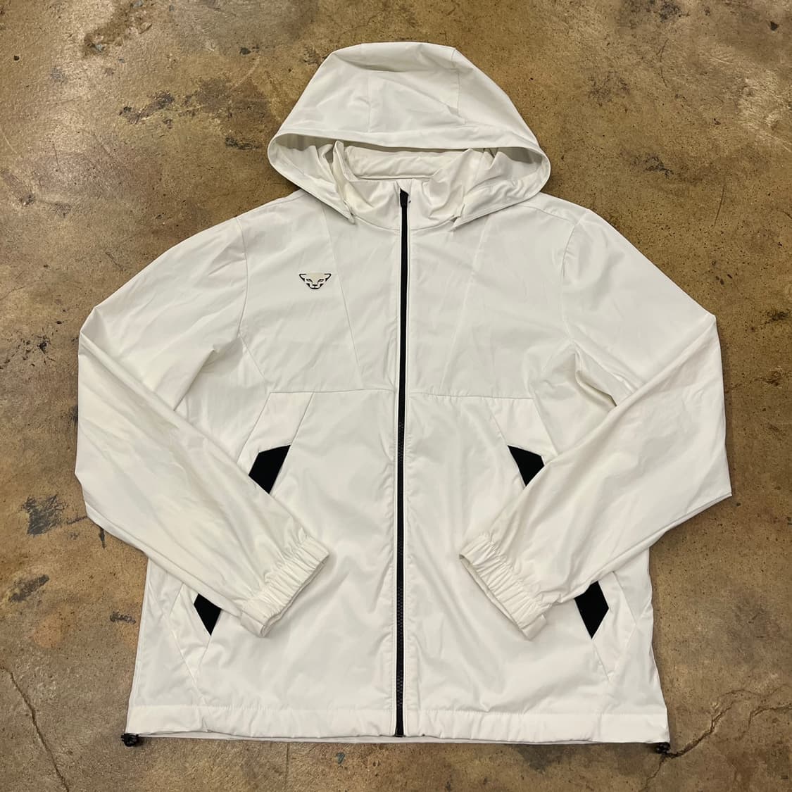 [정품/L] 다이나핏 화이트 바람막이 후드집업 b17 상품이미지2