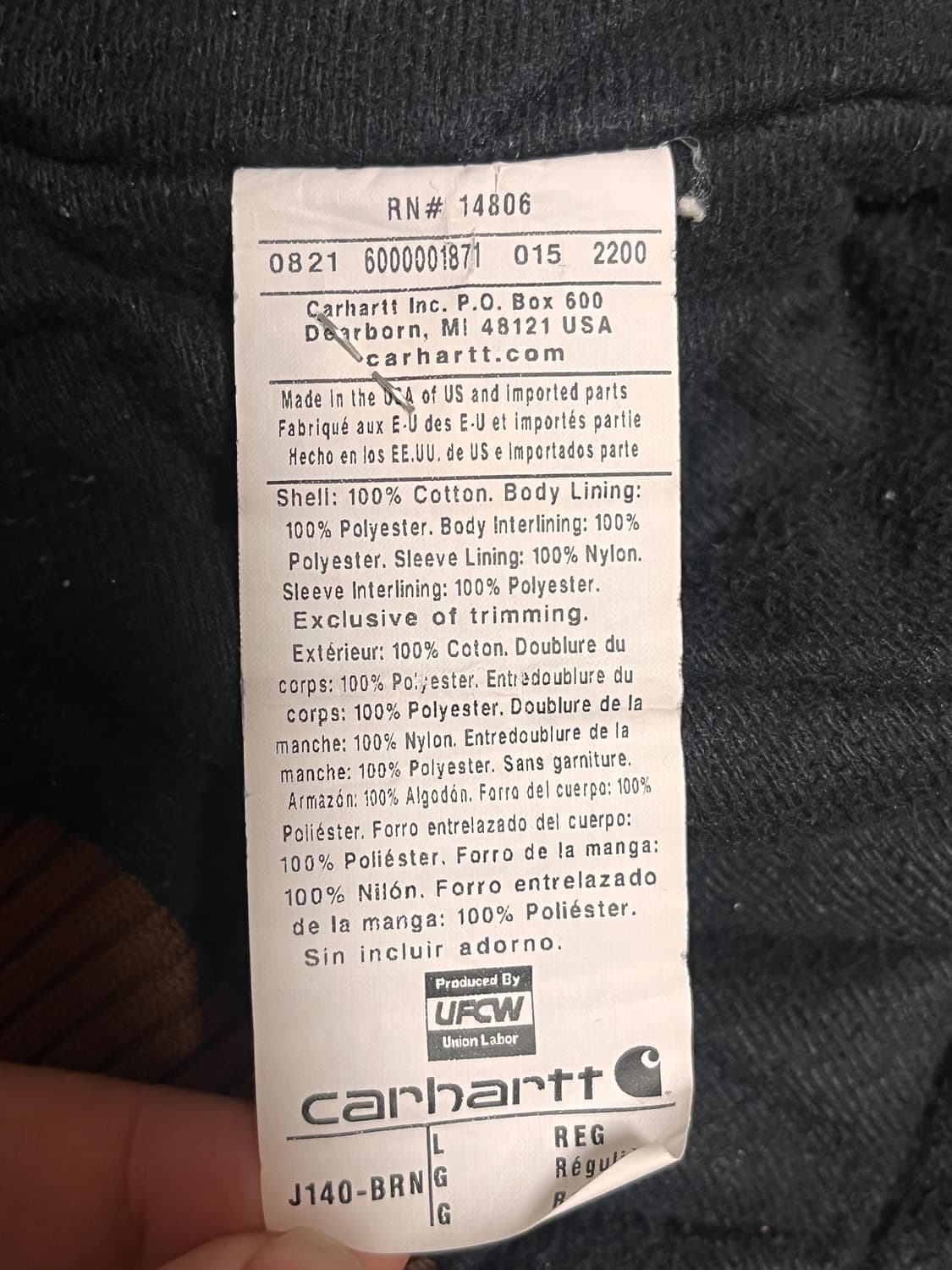 칼하트 덕 액티브 L 상품이미지4