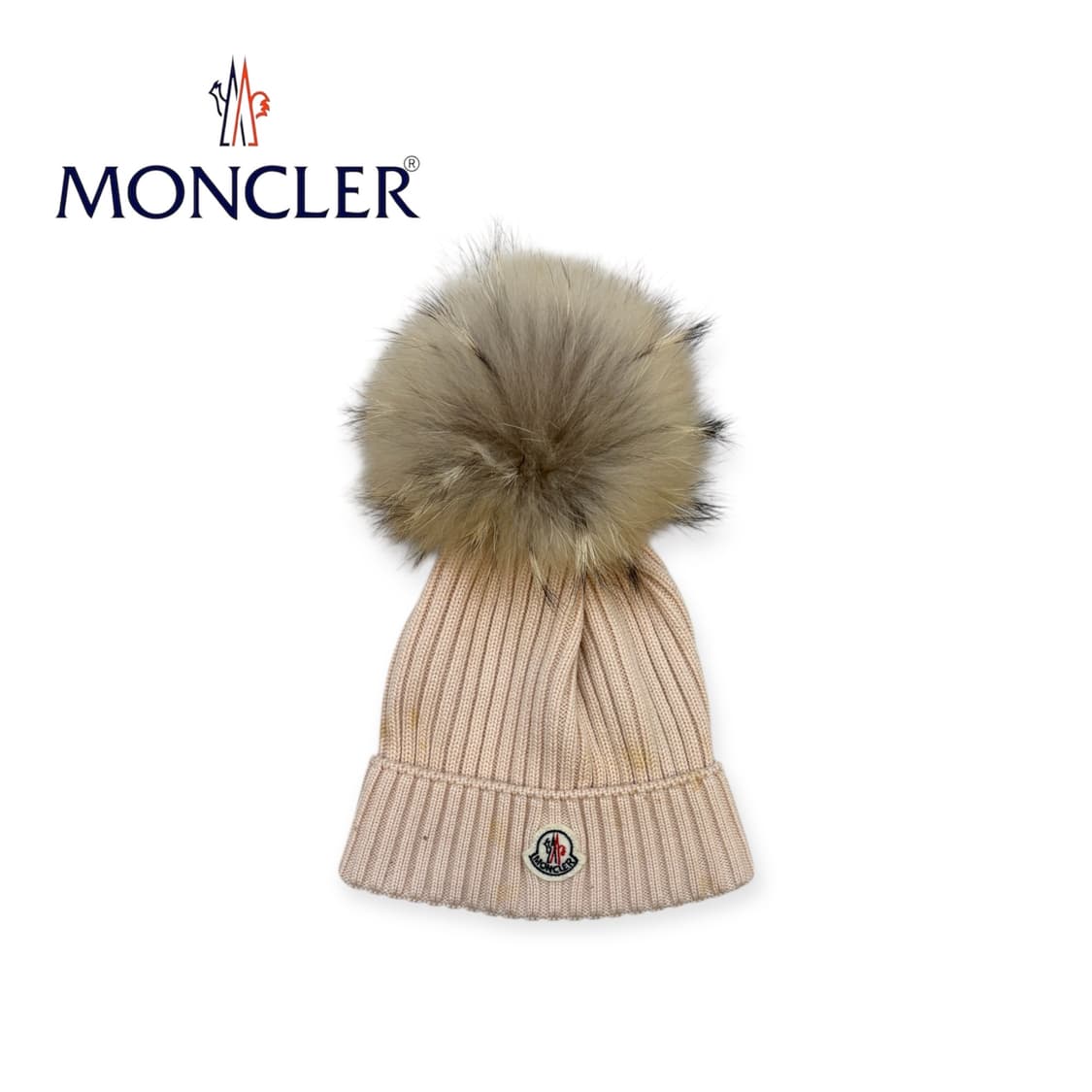 몽클레어 라쿤 퍼 울 비니 상품이미지1