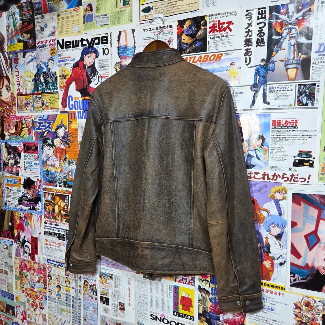 리바이스 싱글레이서 벨티드 브라운 소가죽 자켓 상품이미지7