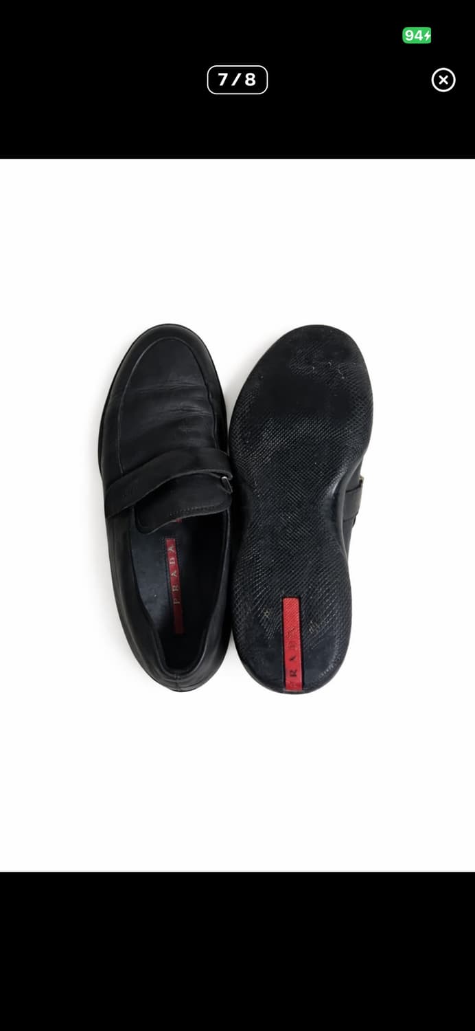 Prada sport upper velcro loafer UK7 상품이미지2