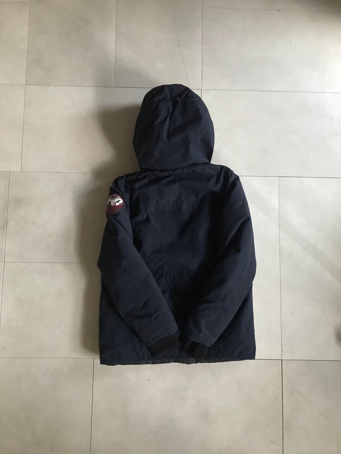 지프 네이비 패치 패딩 상품이미지7