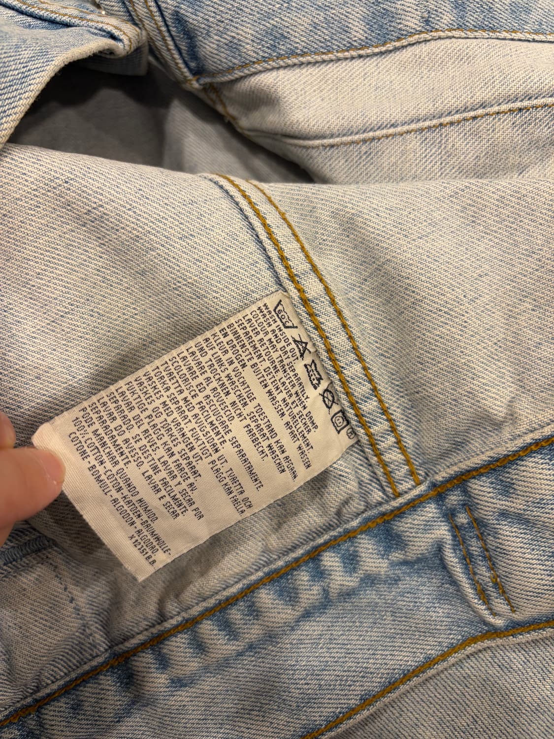 90s Levis 리바이스 70503 데님 트러커 자켓 상품이미지10