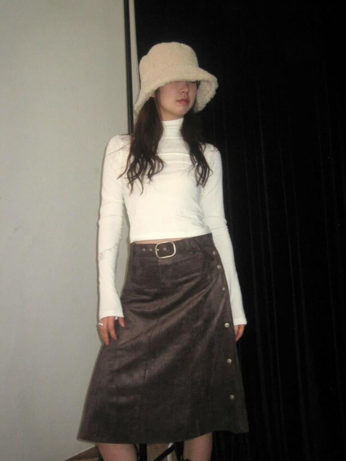 택O새상품 ) 루루서울 올드 뮤직 스커트 old misic skirt 상품이미지1