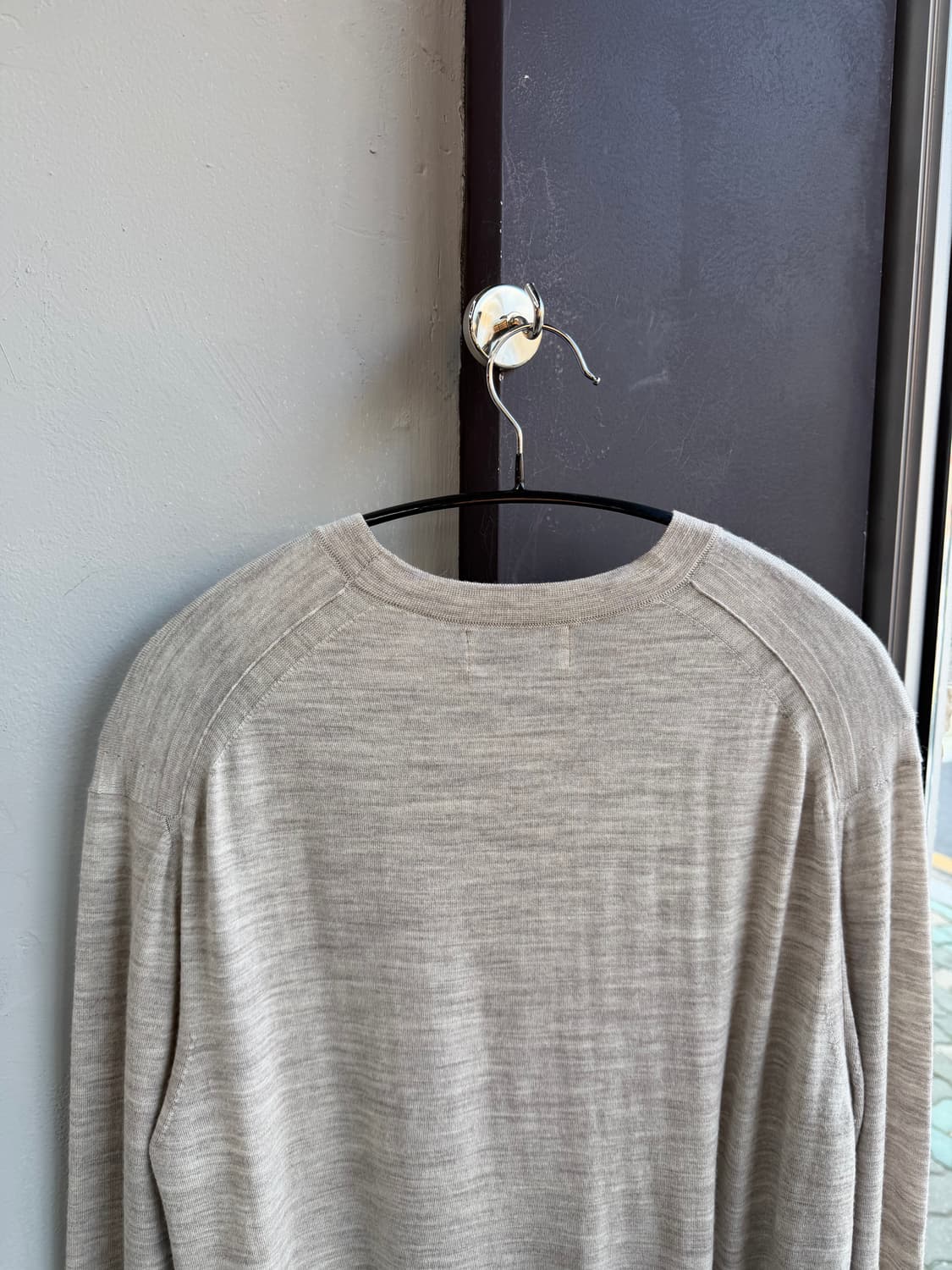 100/ 타임옴므 22FW 울 니트 상품이미지6