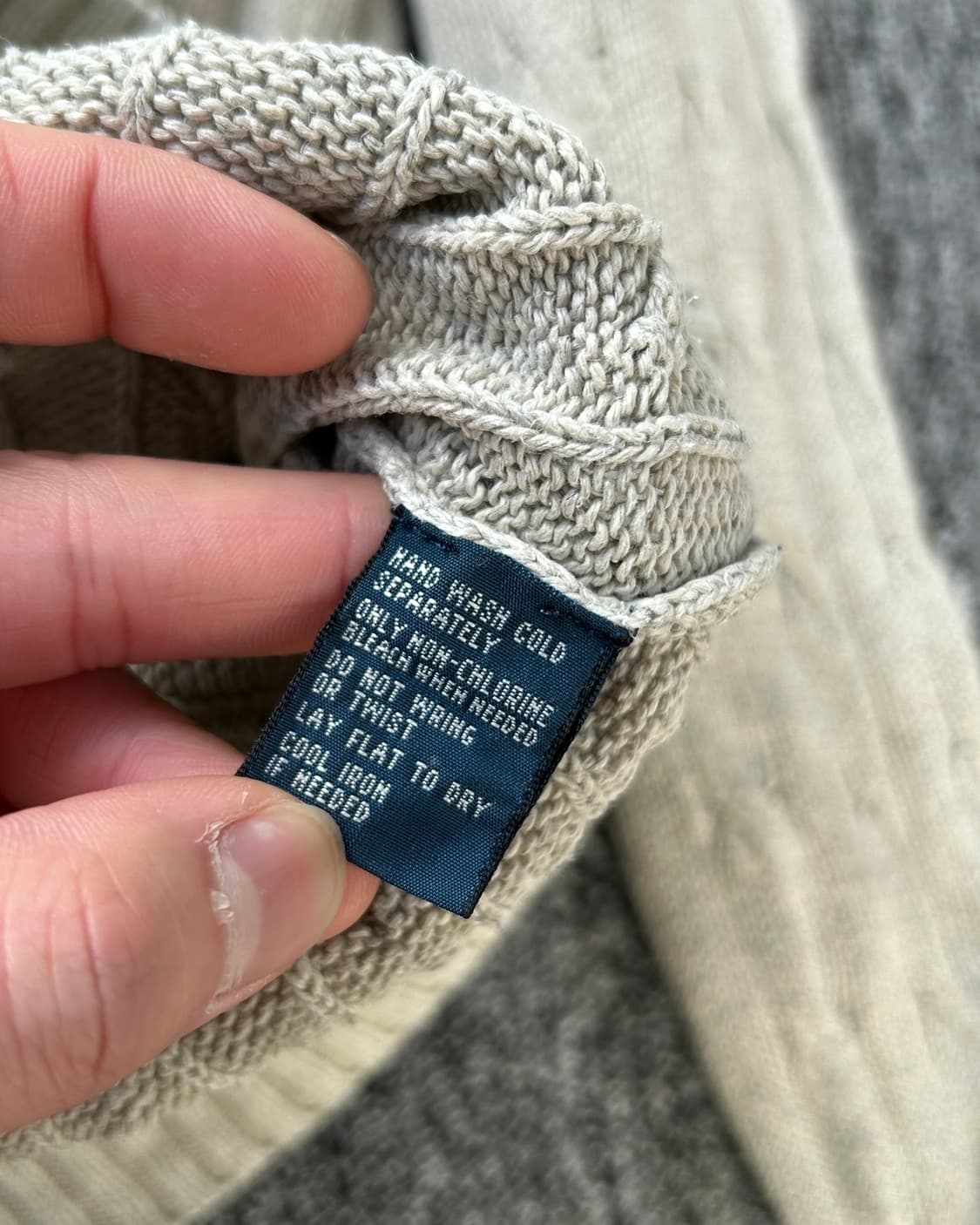 폴로 랄프로렌 케이블 실크 니트 상품이미지7