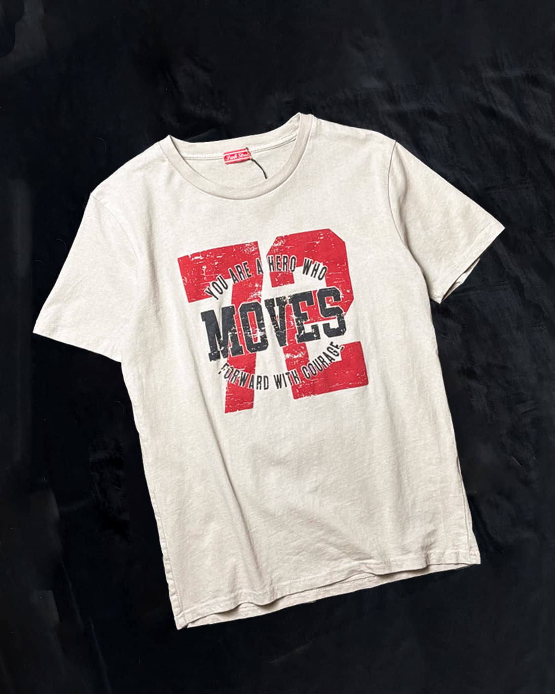 일본빈티지 크랙 반팔 티셔츠 상품이미지1