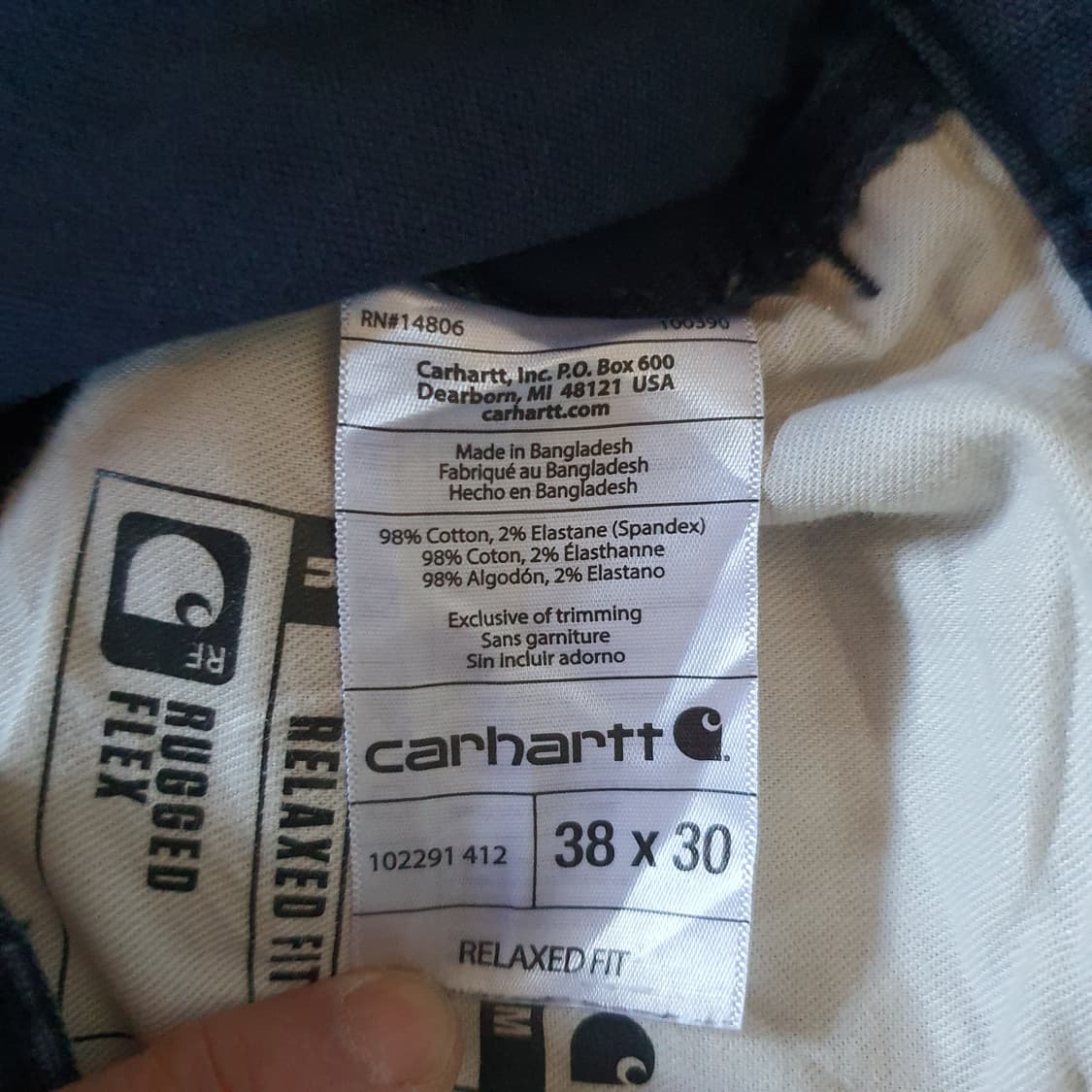 칼하트 RELAXED Fit 팬츠  No.70 상품이미지6