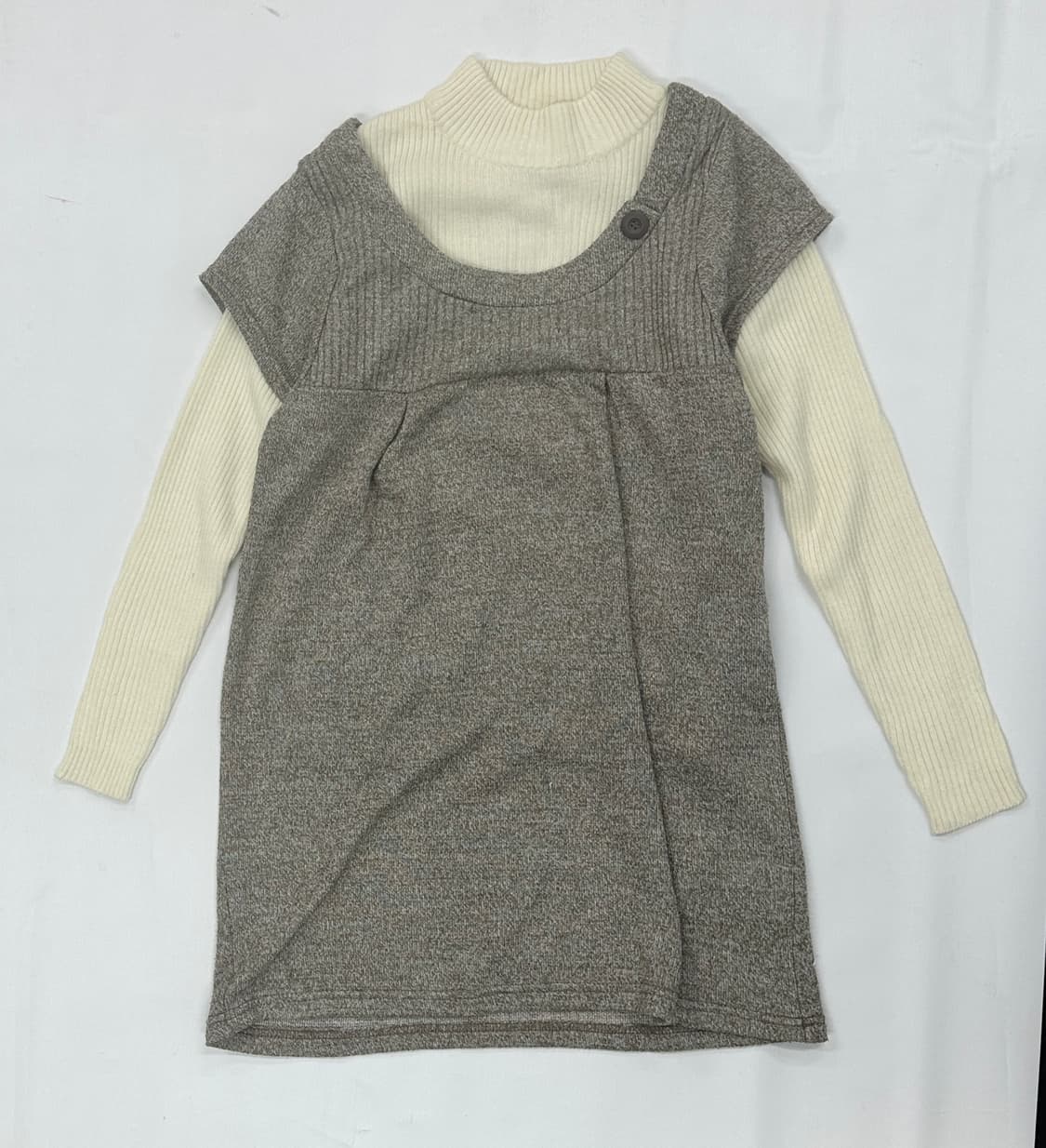 🤎사와코 레이어드 코디세트🤎 원피스 스커트 라떼갸루 그런지 상품이미지2