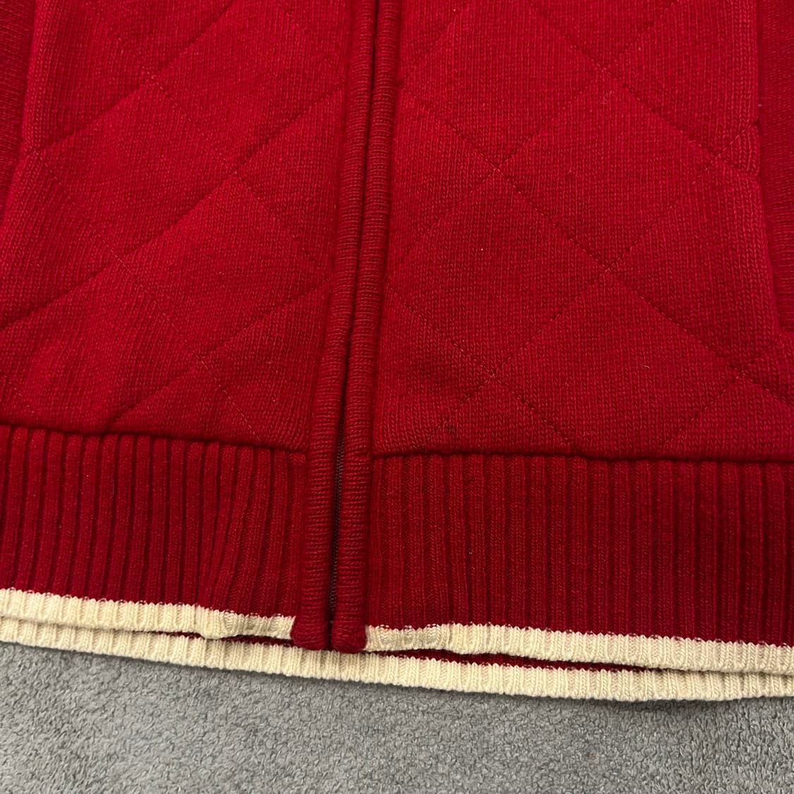 90 헤지스 골프 울 니트 후드 집업 상품이미지3