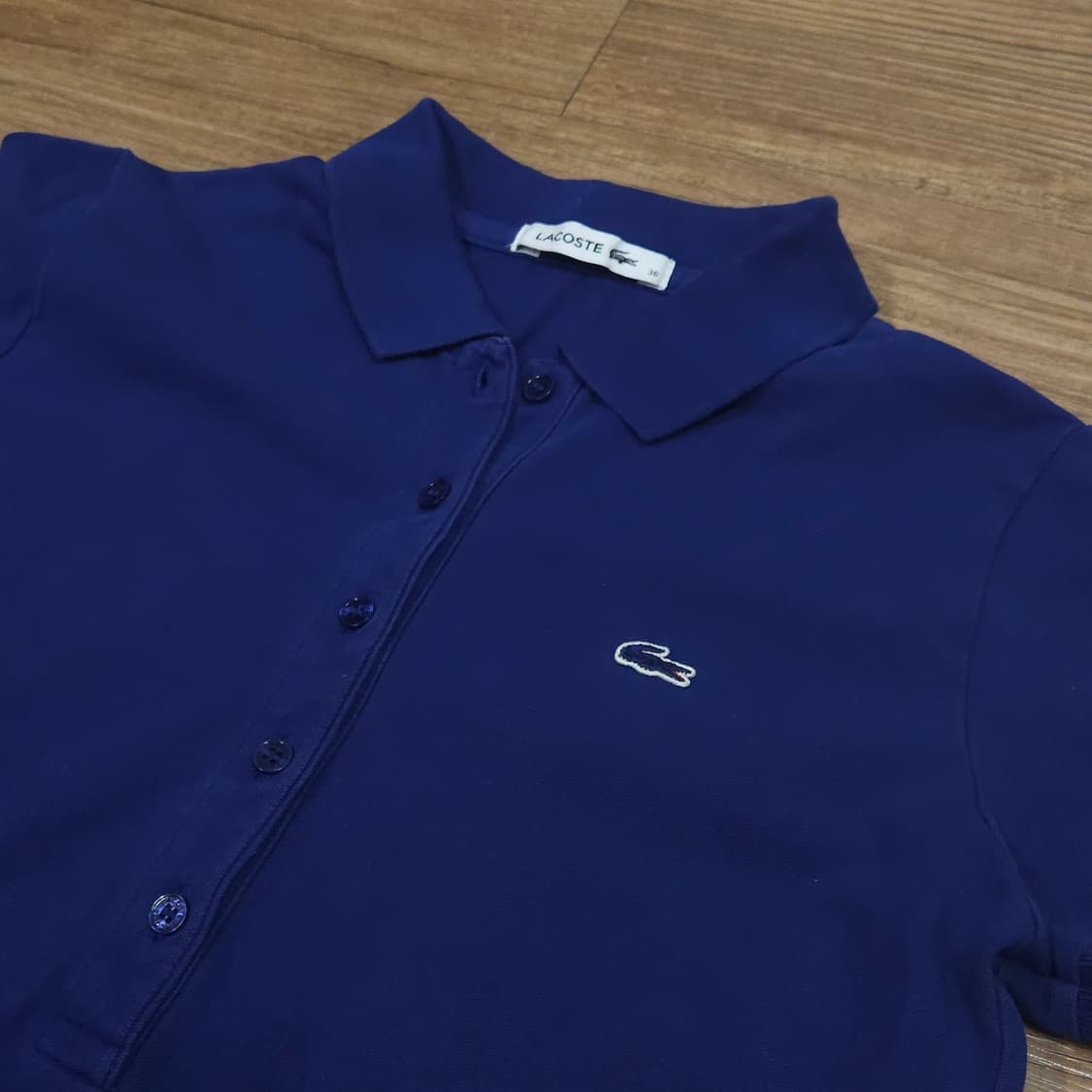 Lacoste 라코스테 슬림핏 블루 카라티 상품이미지1