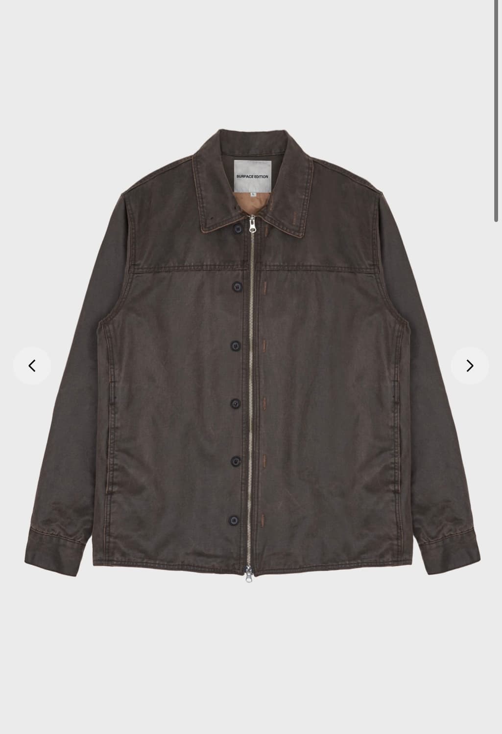 서피스 에디션 - 버튼 셔츠 자켓 브라운 L 상품이미지1