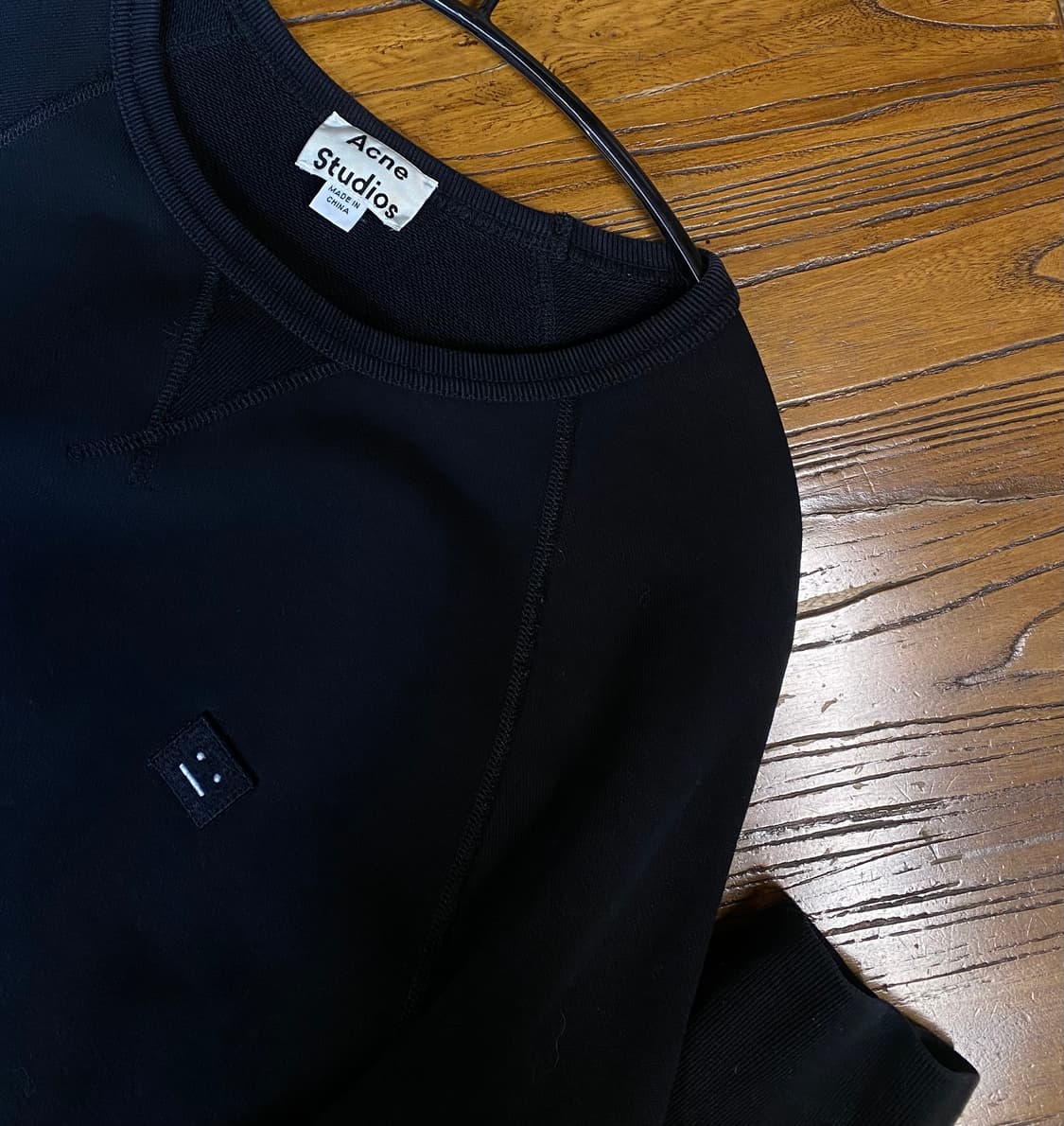 100~105/ 아크네 스튜디오 컬리지 페이스 맨투맨 상품이미지4