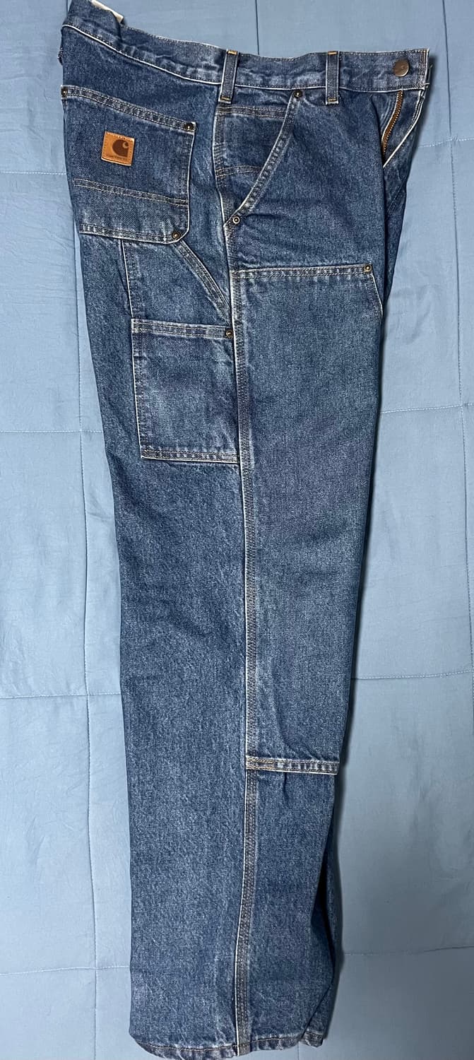 칼하트 더블니 카펜터 워크팬츠 30X32 가죽패치 상품이미지5