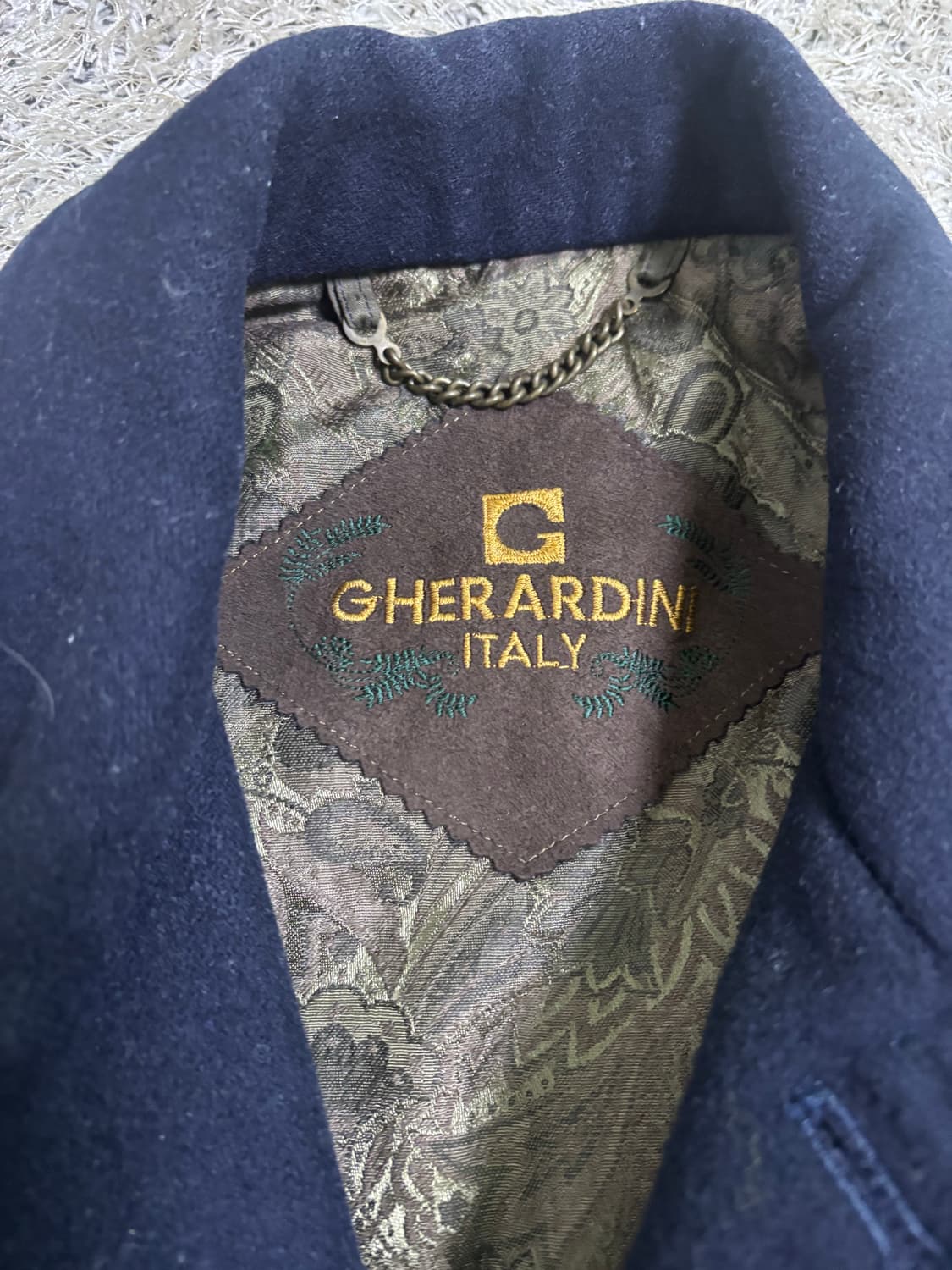 일본판 GHERARDINI 울 자켓 사이즈 105 상품이미지4