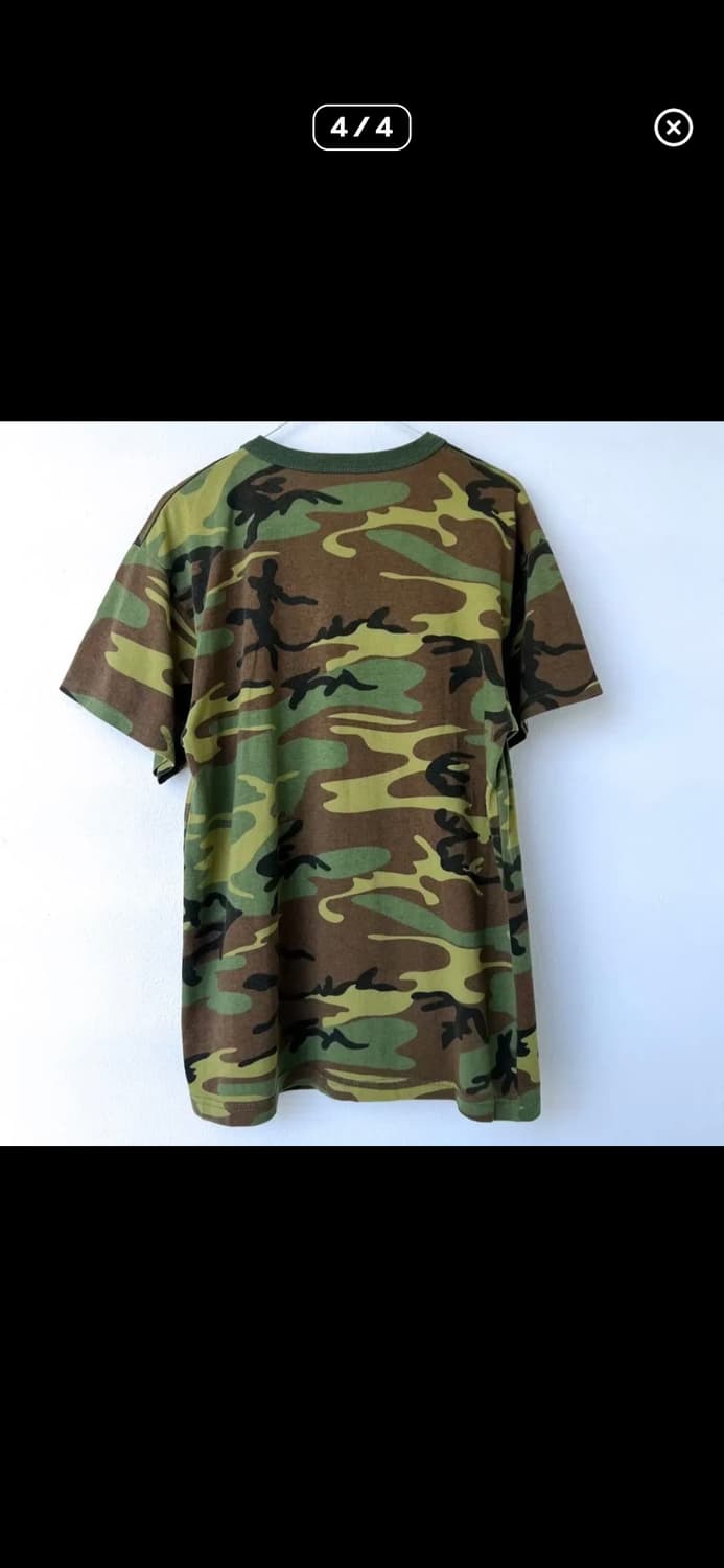 빈티지 카모 반팔티 상품이미지3