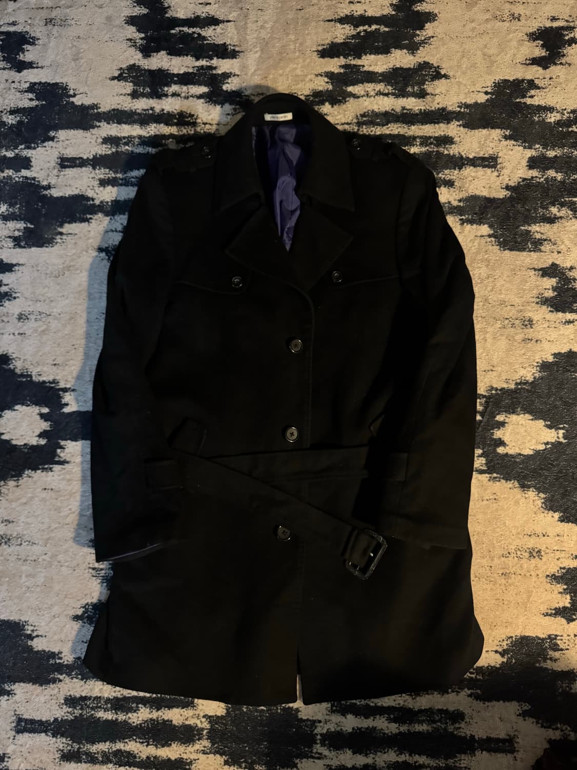 pierre cardin 견장 하프 코트 상품이미지1