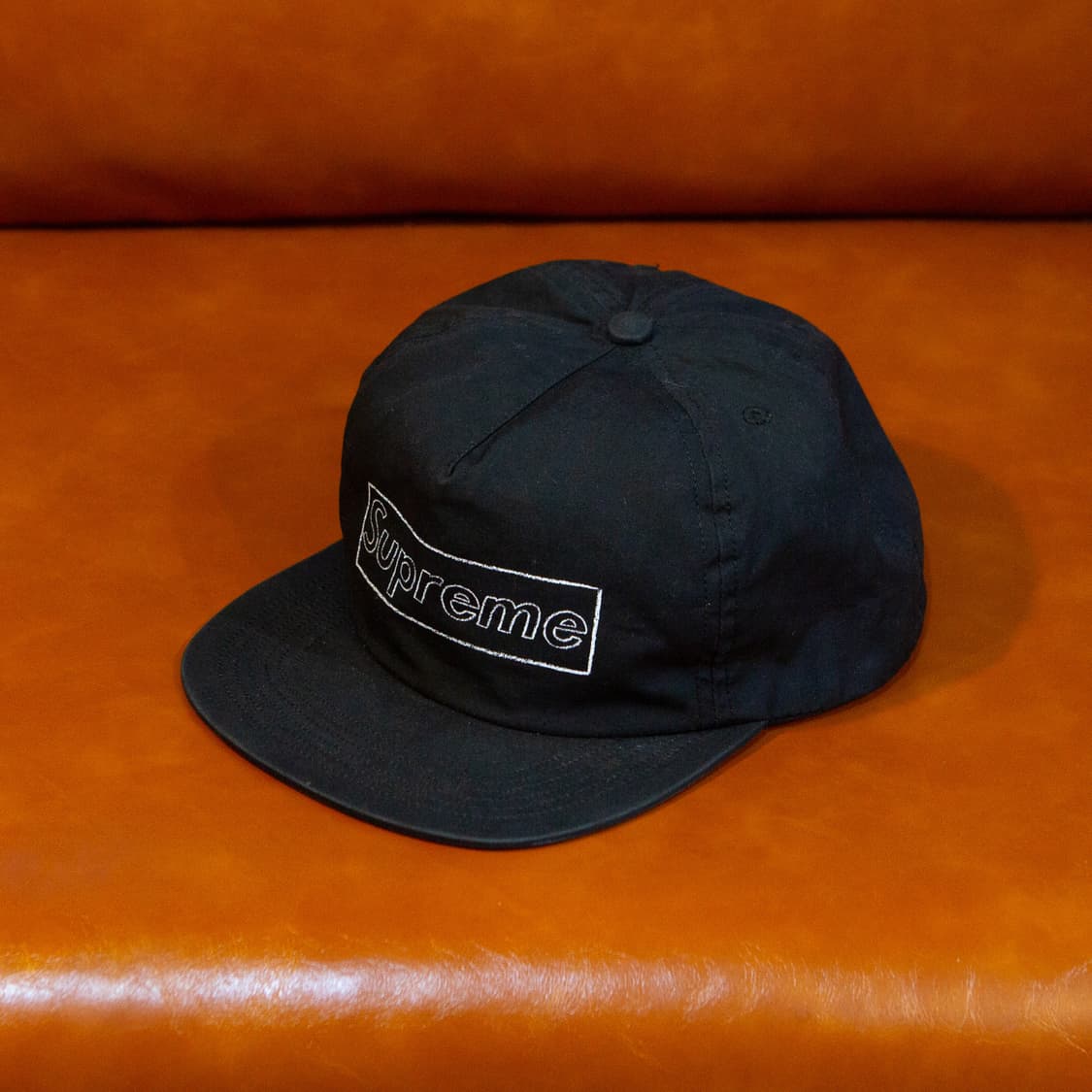 21ss 슈프림 x 카우스 로고 캡 상품이미지2