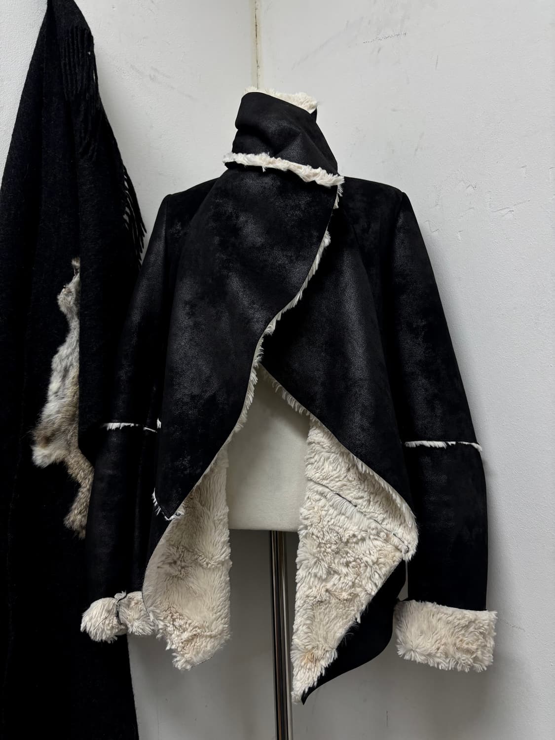 “Vintage” V-Kei Rare Design Draped Jacke 상품이미지6
