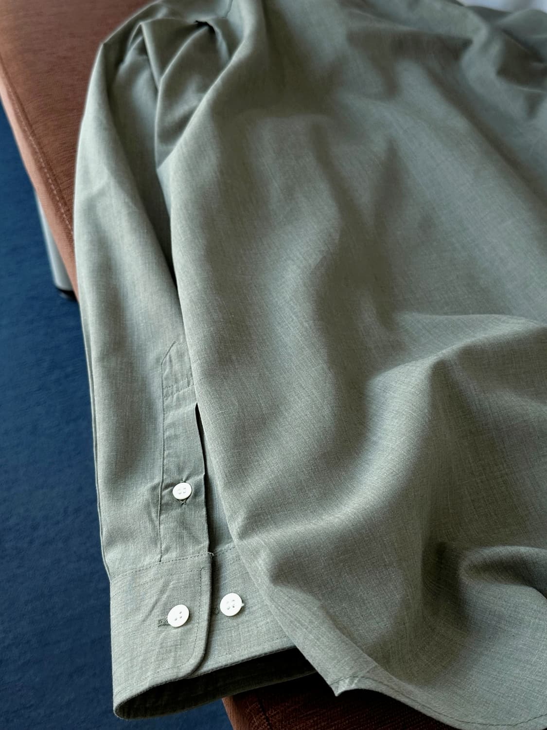 High gauge light poly L/S dress shirt 상품이미지6