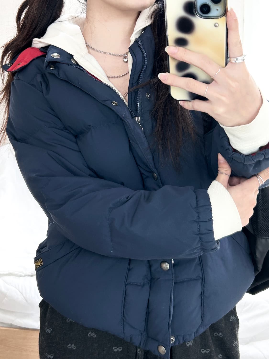 폴로 미니포니 네이비 덕다운 패딩 상품이미지1