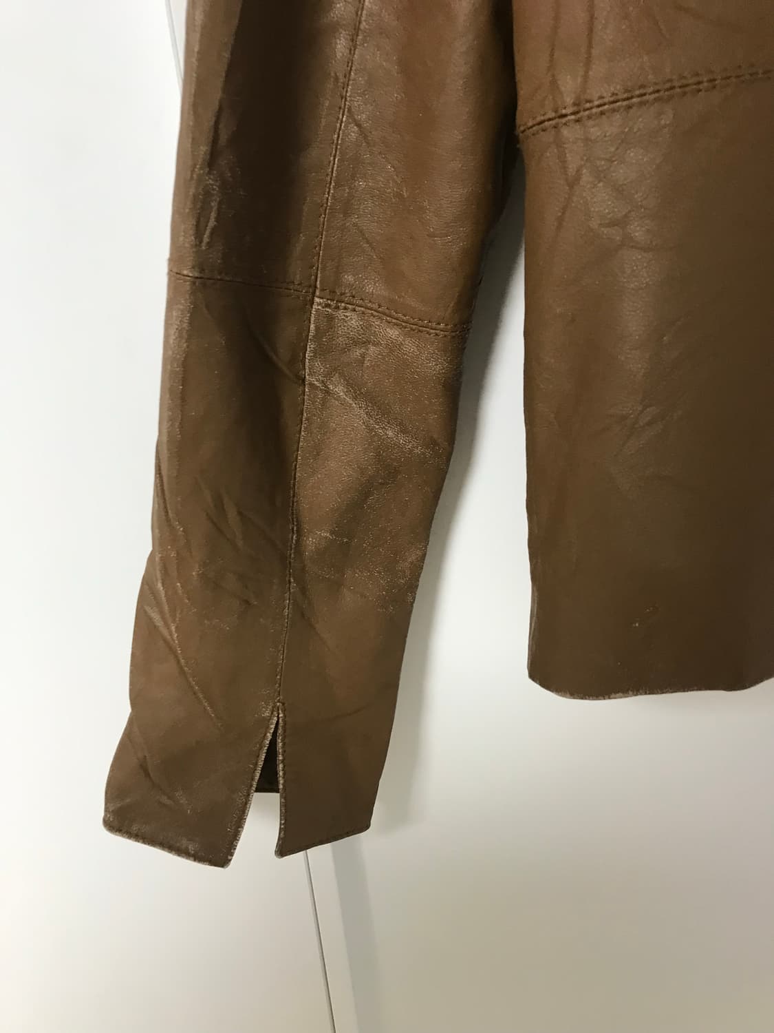 vintage slim fit leather jacket 상품이미지10