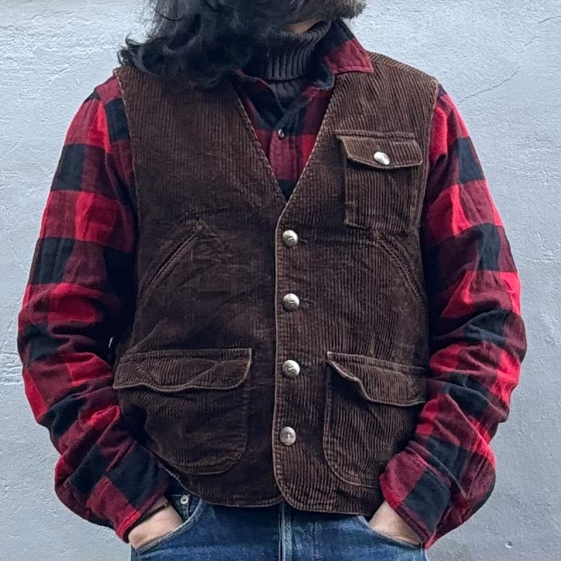 인터매조 멀티포켓 코듀로이 베스트 상품이미지7