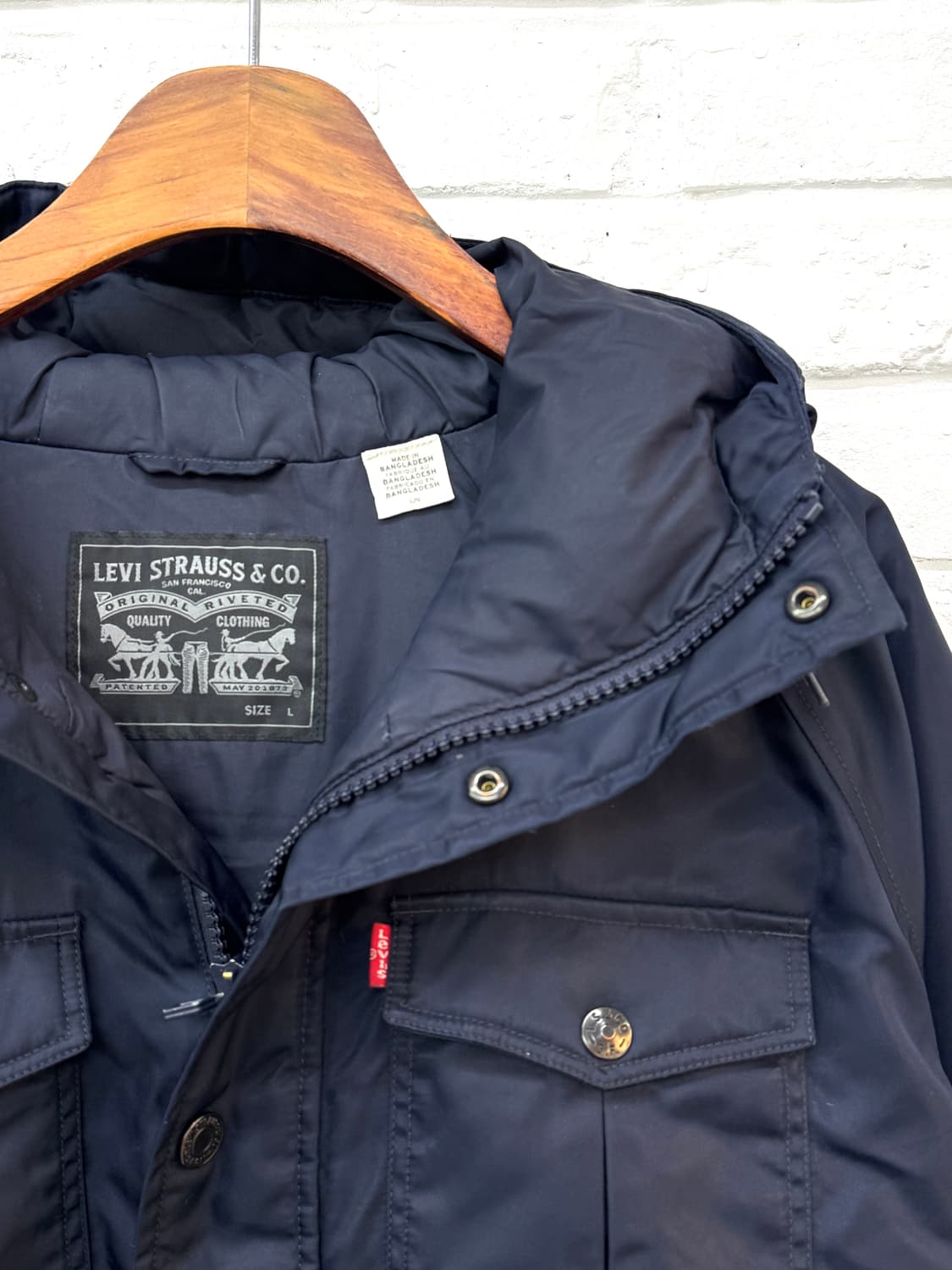 리바이스 네이비 N3B 다운파카 상품이미지2