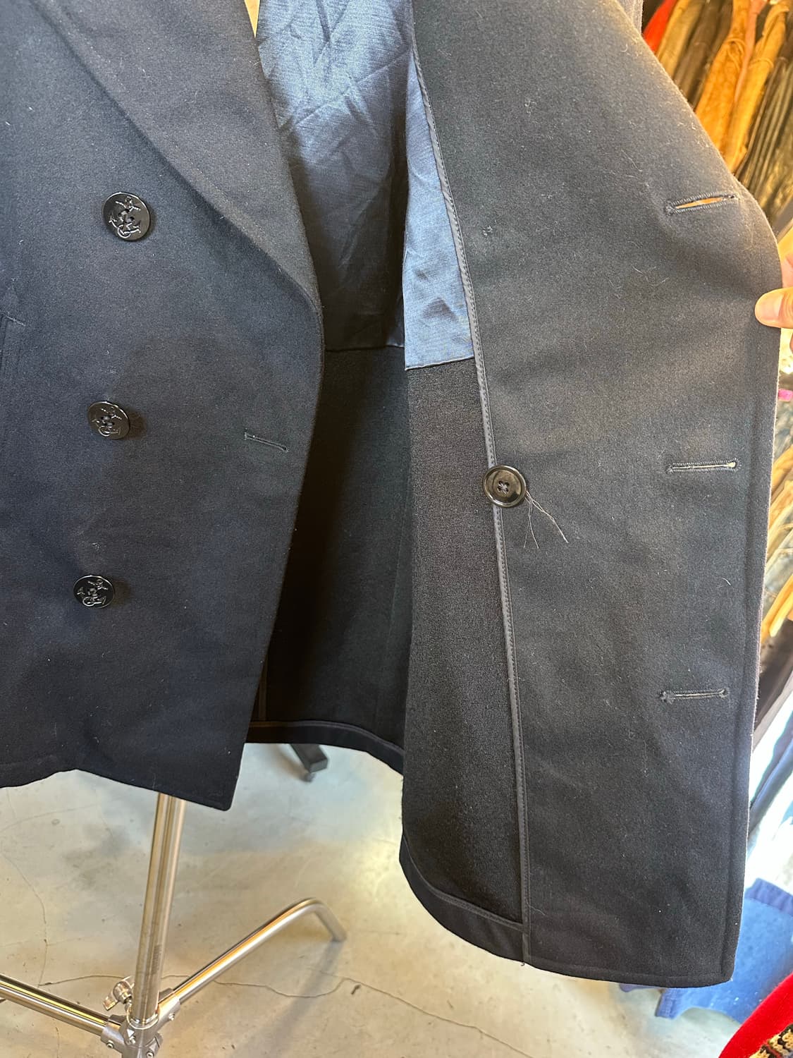 USN 미해군 헤비 울 피코트 38R 상품이미지8