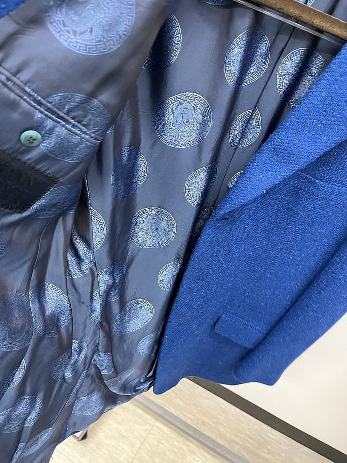 105) 베르사체 료얄블루 울코트  상품이미지8