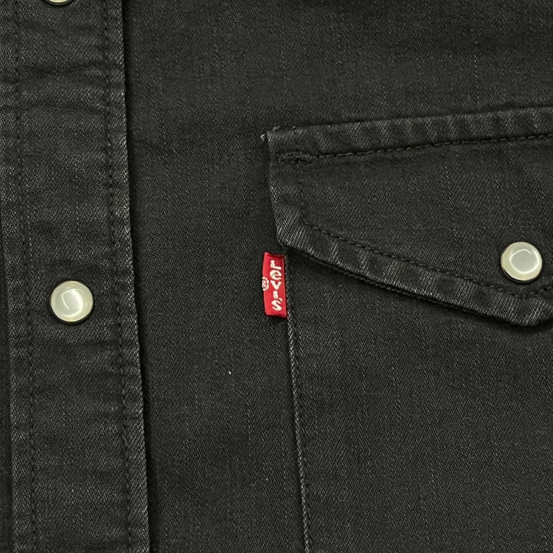 [정품/L] 리바이스 블랙 웨스턴 셔츠 b8 상품이미지7