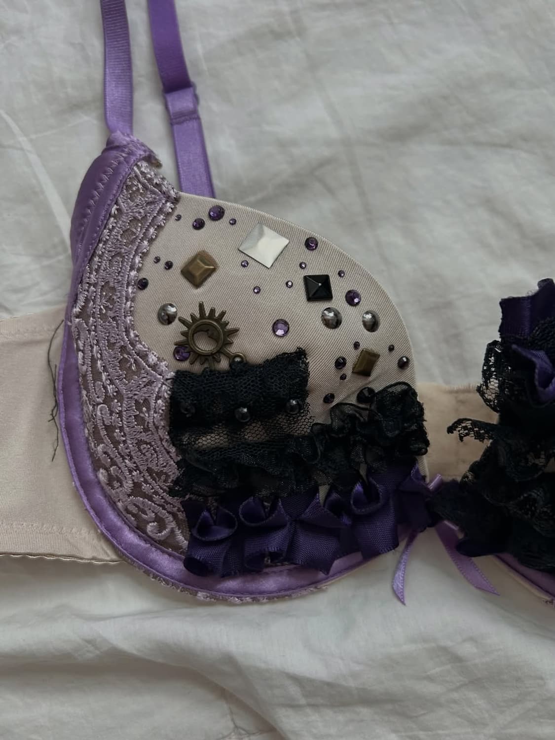 Purple lace bra 상품이미지9