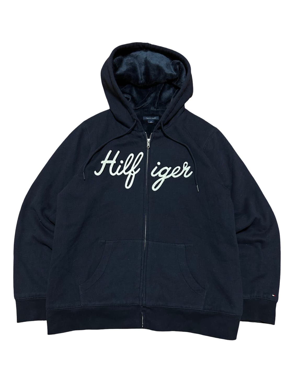 타미힐피거 안감털 네이비 후드집업 상품이미지1
