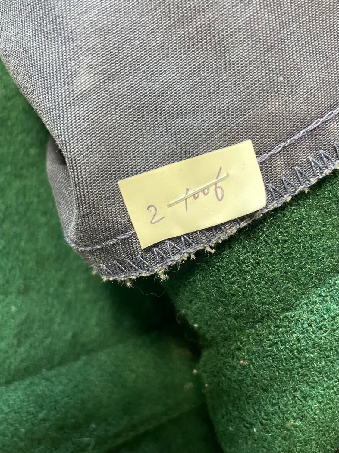 80s-90s Made USA 빈티지 폴로 랄프로렌 블랙와치 패턴 울코트 상품이미지4