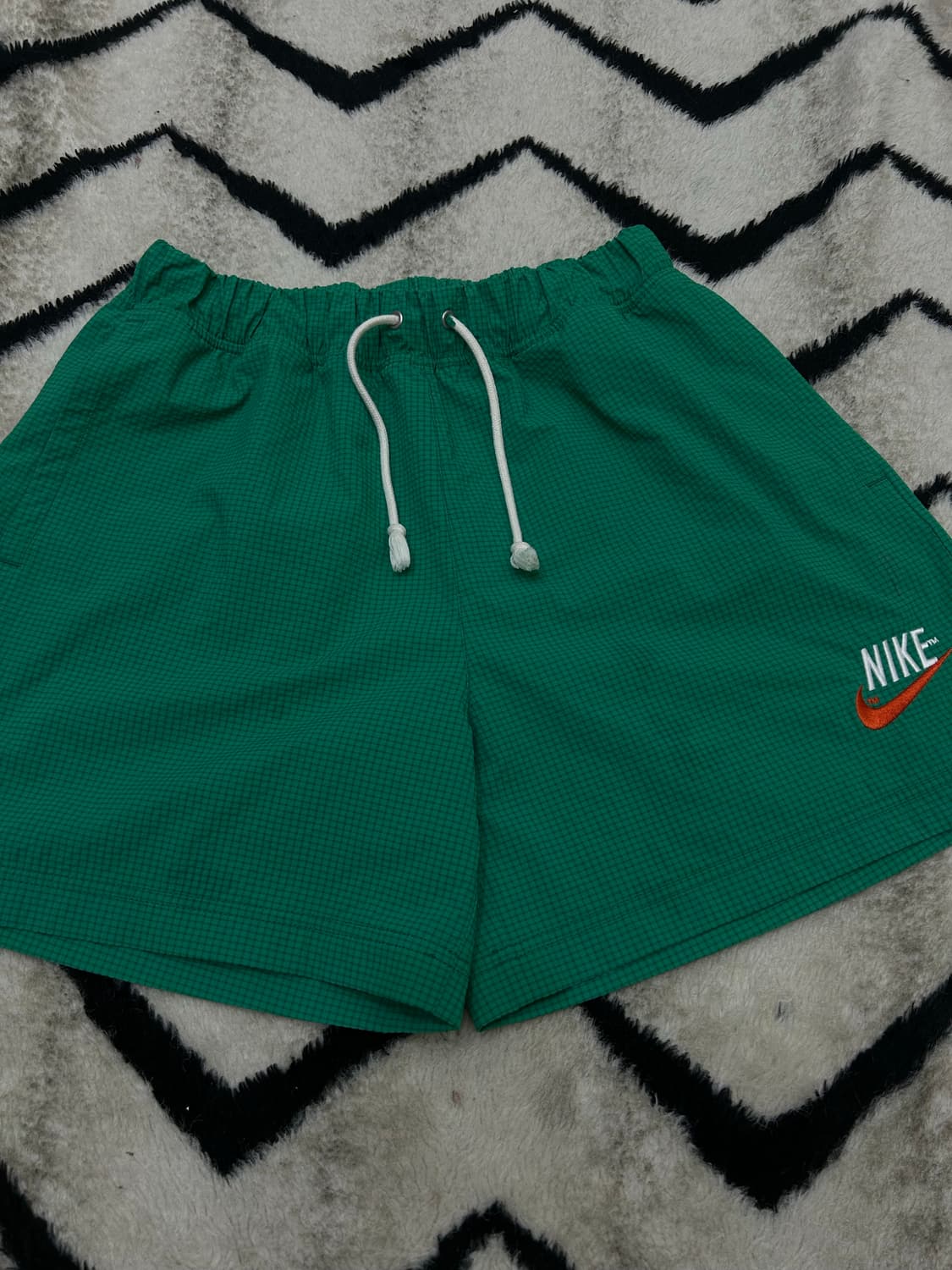[M]나이키 트랜디 우븐 반바지/그린 상품이미지4