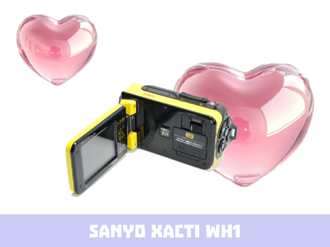 (자글자글감성) 산요작티 WH1 빈티지 캠코더 상품이미지2