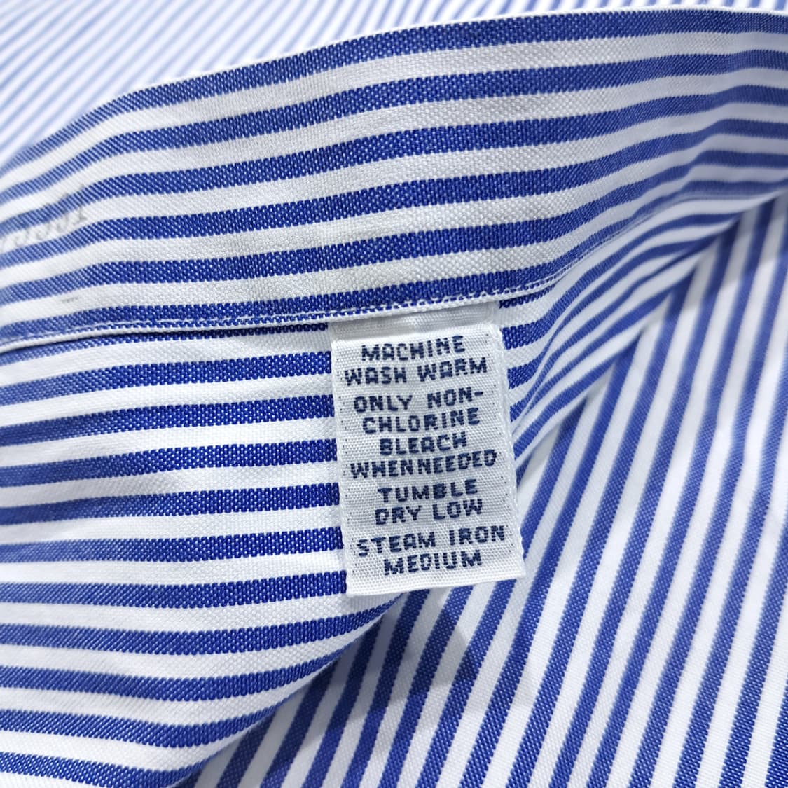 CL660 2XL 폴로 90s 홍콩판 블루 스트라이프 셔츠 남방 상품이미지5