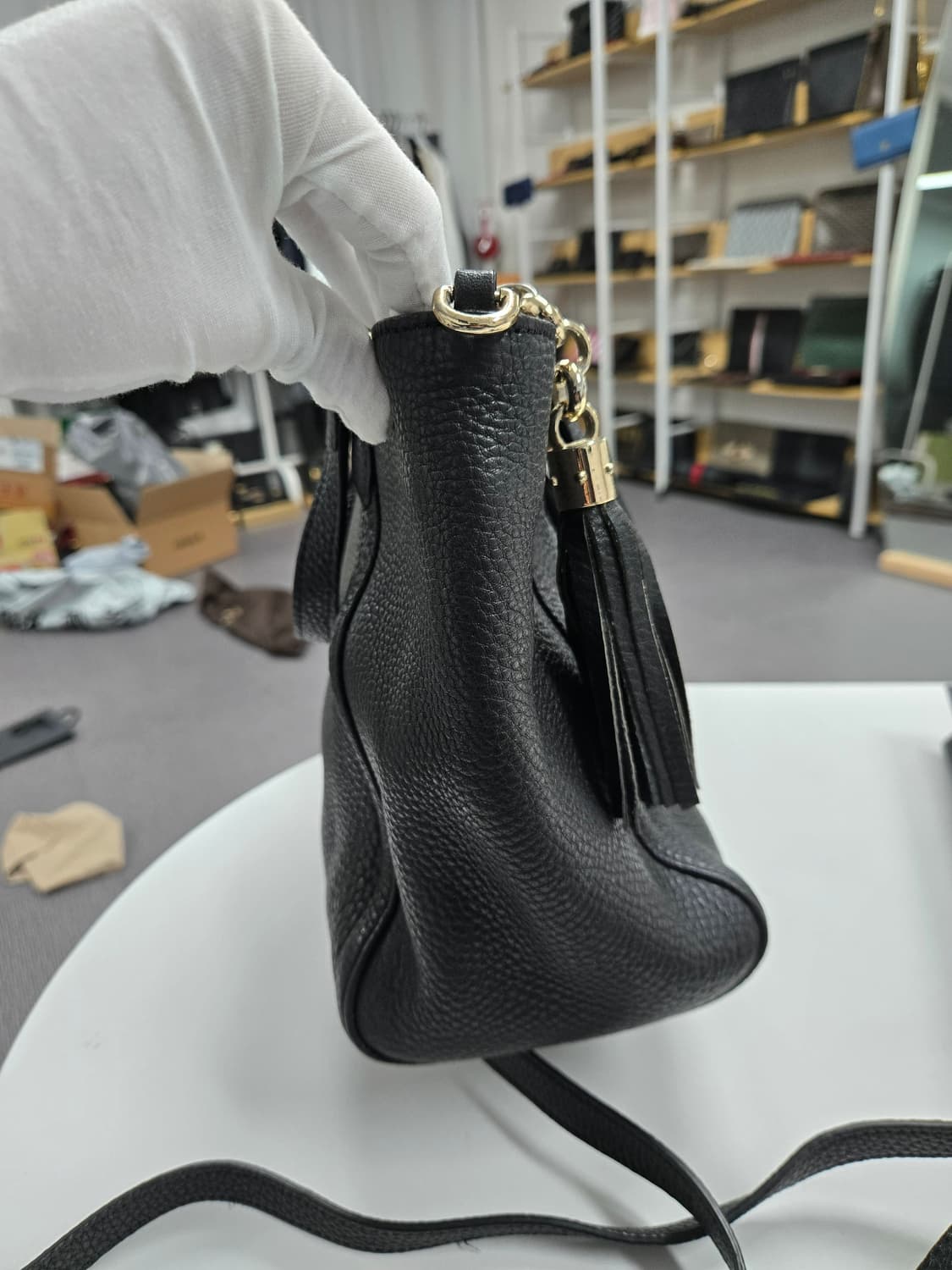 [A급컨디션] 구찌 소호 테슬 숄더백 상품이미지3