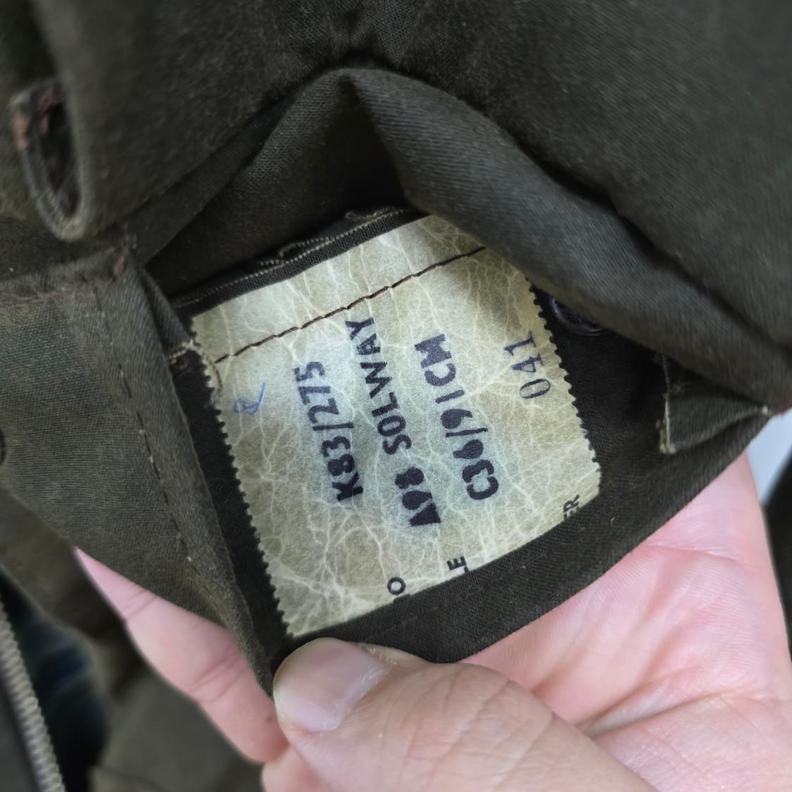 80s Barbour 바버 솔웨이 왁스 자켓 36 상품이미지8