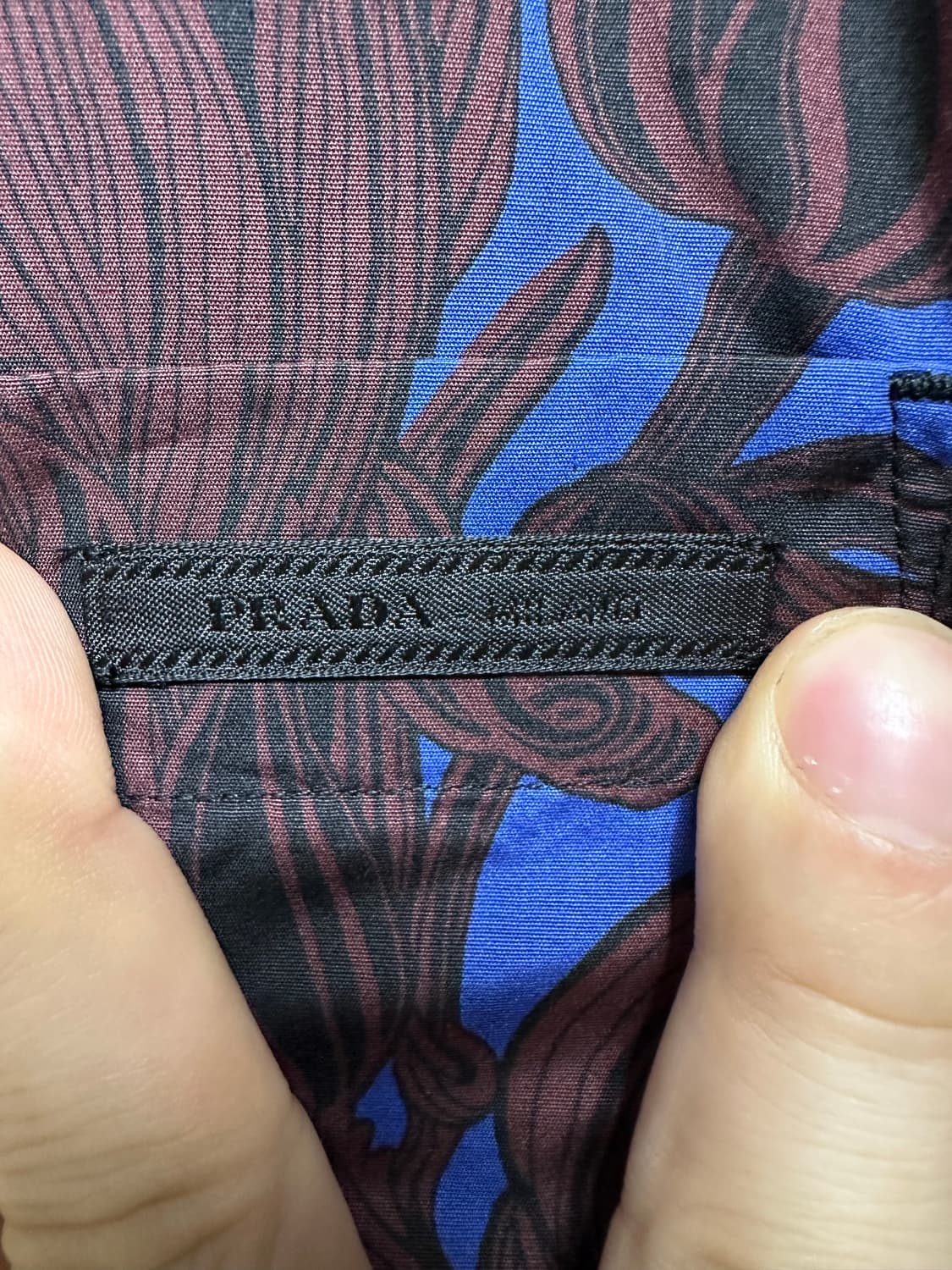 프라다 썬플라워 볼링 셔츠 M 상품이미지2