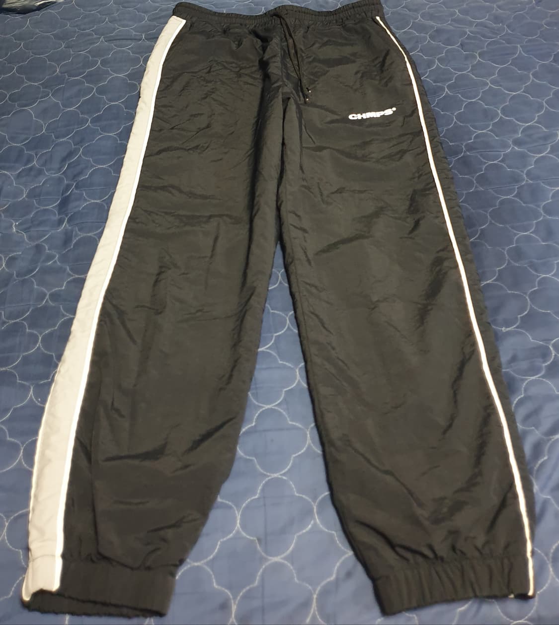 (품절매물) 본챔스 나일론100% 바람막이 상하의 셋업 블랙 (L) 상품이미지8