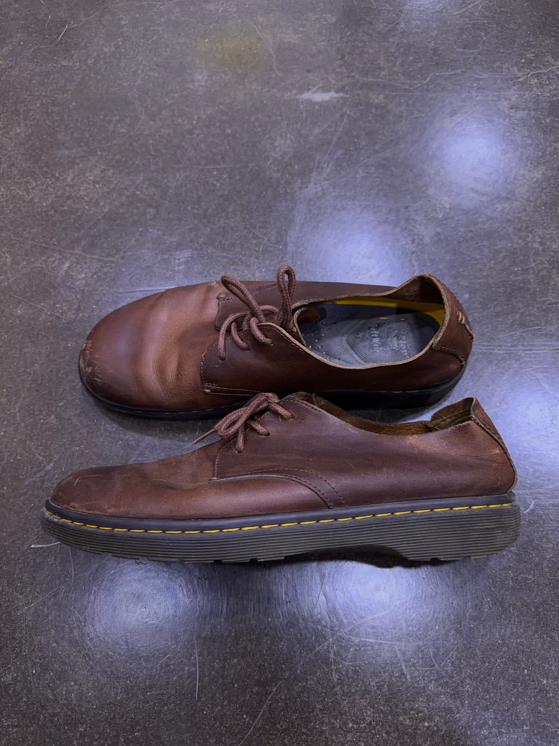 닥터마틴 엘스필드 크레이지 홀스 브라운 더비 슈즈 280 상품이미지6