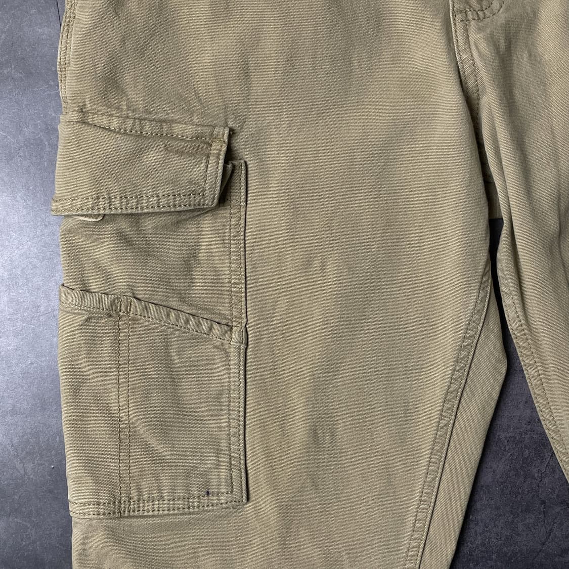 CARHARTT 칼하트 빈티지 베이지 카고 워크 팬츠 A00974 상품이미지4