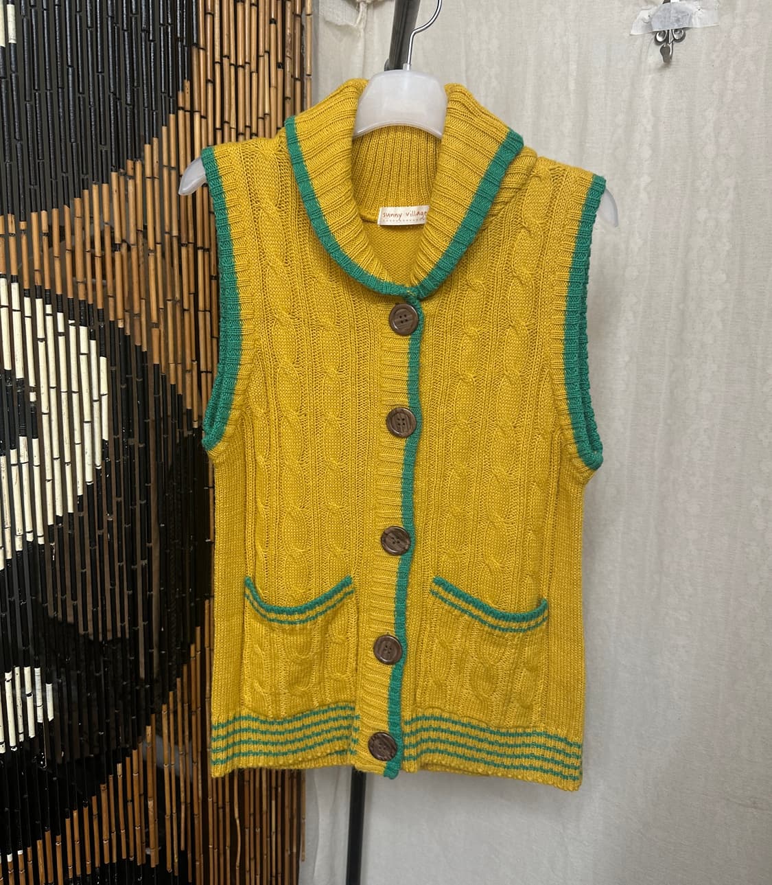sunny cloud hippie knit vest 상품이미지4