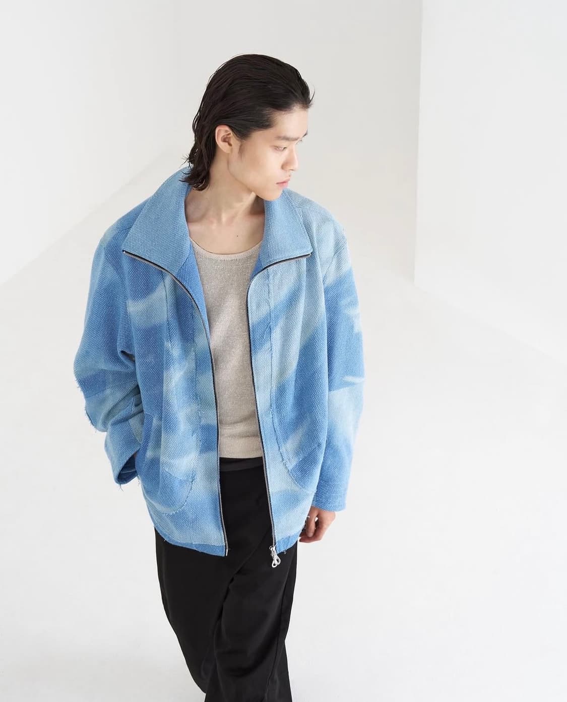 지용킴 25ss 썬블리치 로우 엣지 자켓 상품이미지3