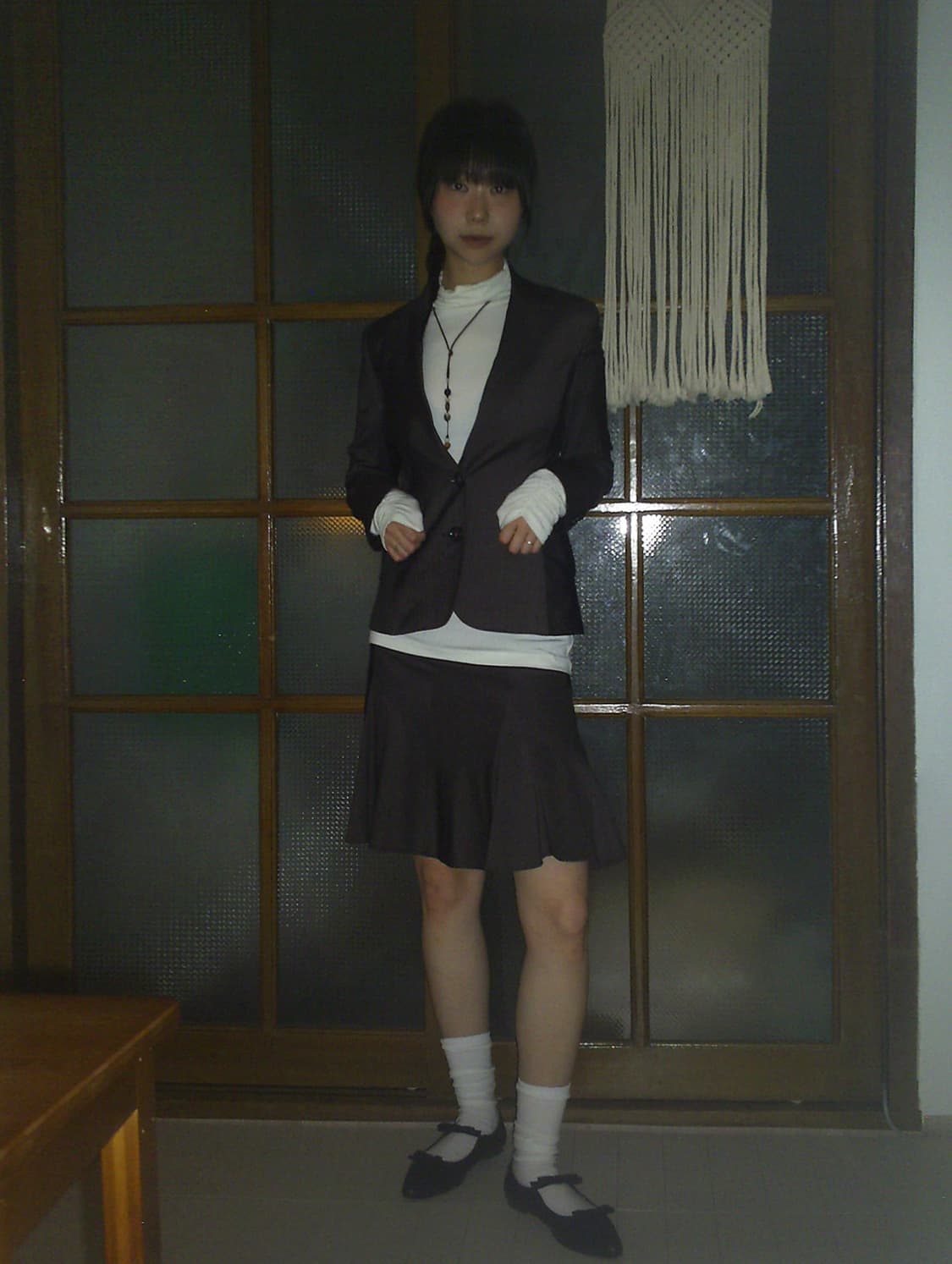 vintage brownie set-up(jacket+skirt) 상품이미지3