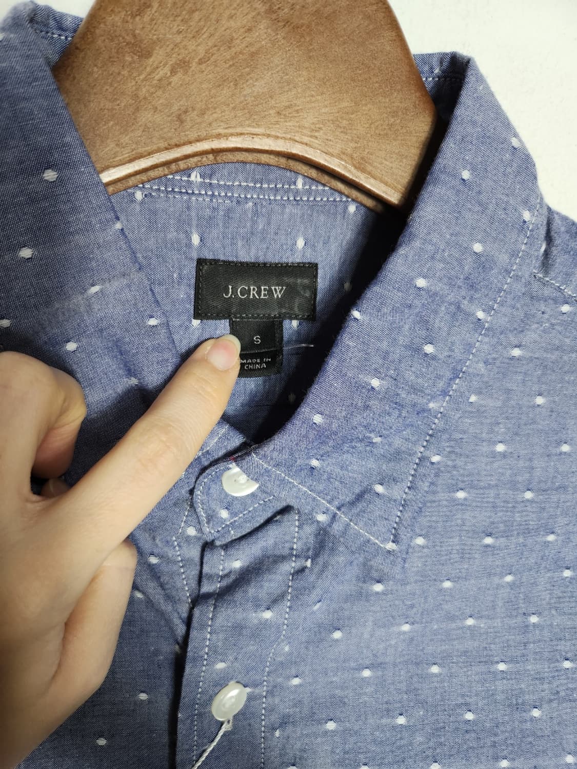 S 제이크루 블루 패턴 셔츠 상품이미지2