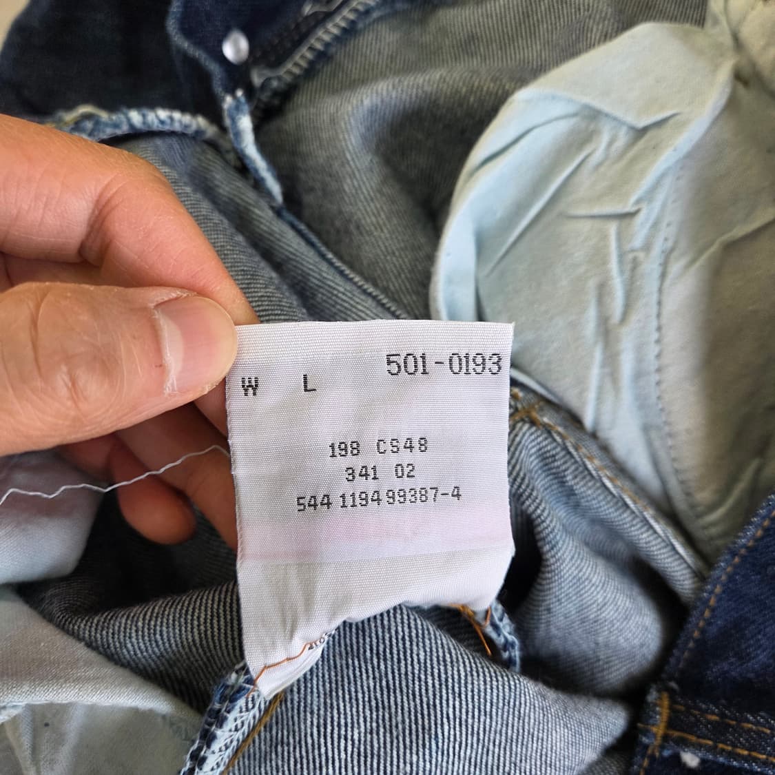 리바이스 90s usa 501오리지널 34×34사이즈 데드스탁 상품이미지10