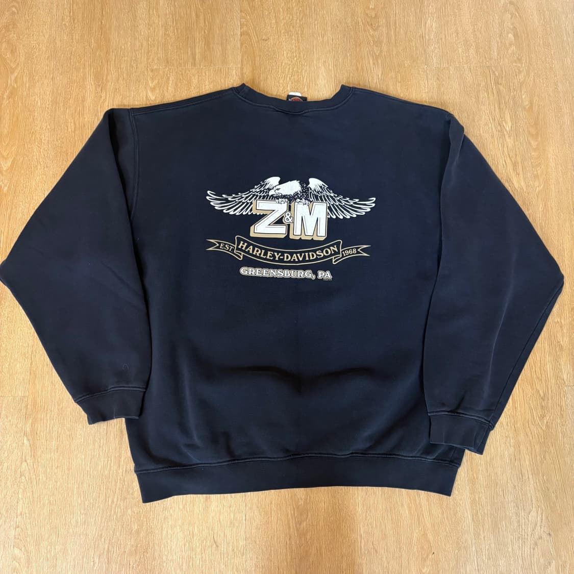 00s 할리데이비스 스웻셔츠 XL made in usa 상품이미지3