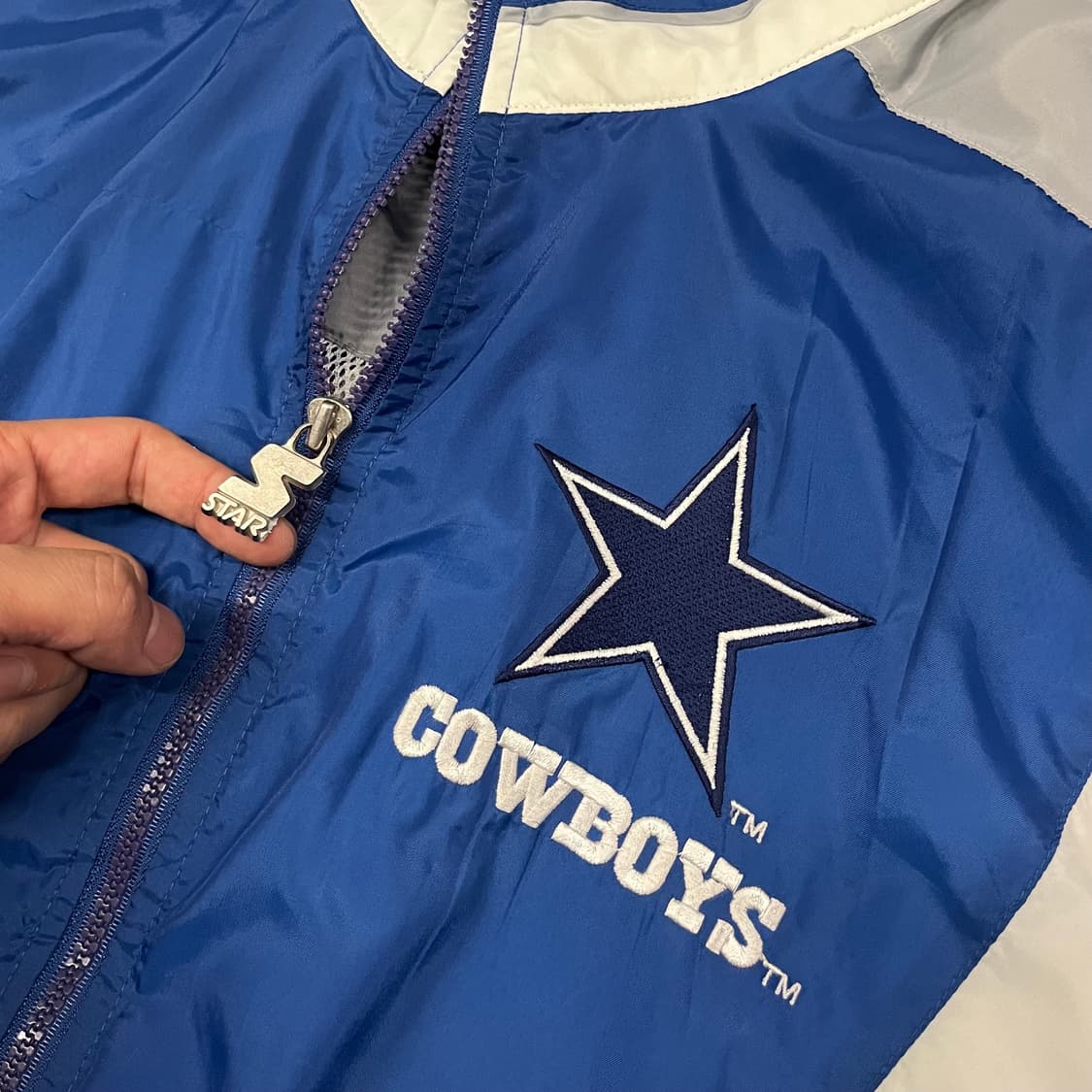 90s NFL 댈러스 카우보이 바람막이 (105-110) 상품이미지5